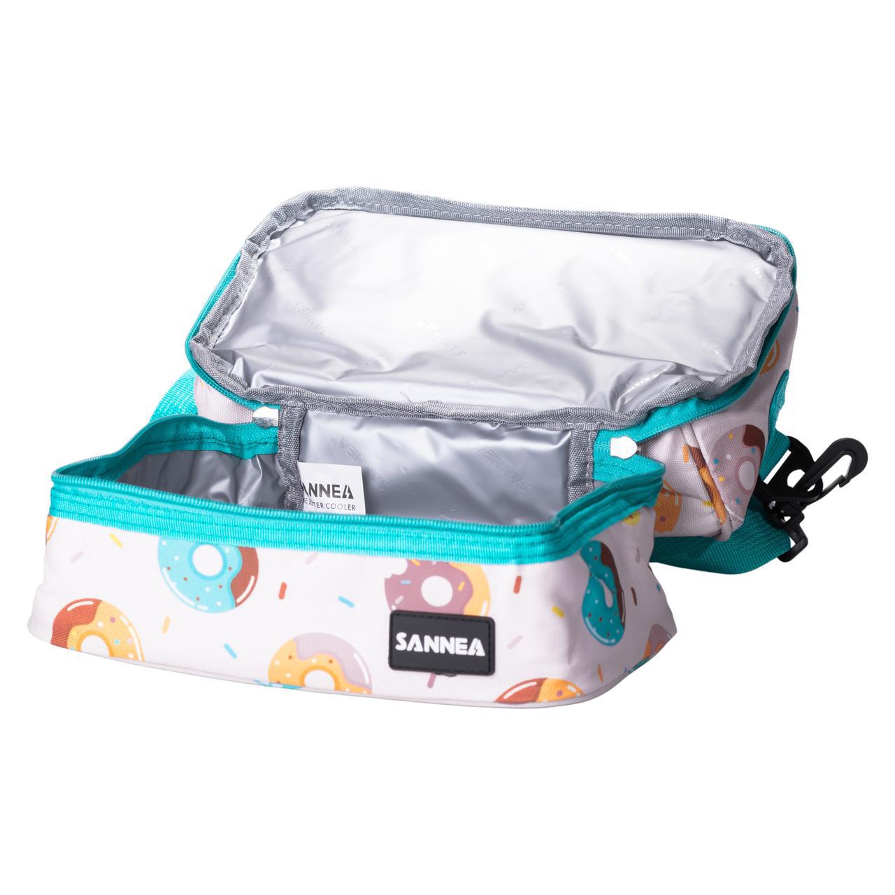 Нижний отсек и организация пространства сумки-холодильника для перекусов 7 л